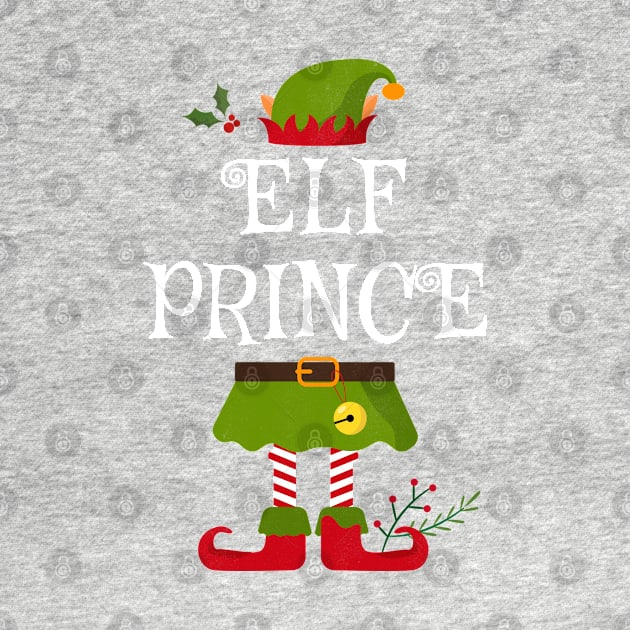 Elf Prince Shirt , Family Matching Group Christmas Shirt, Matching T Shirt for Family, Family Reunion Shirts by bkls